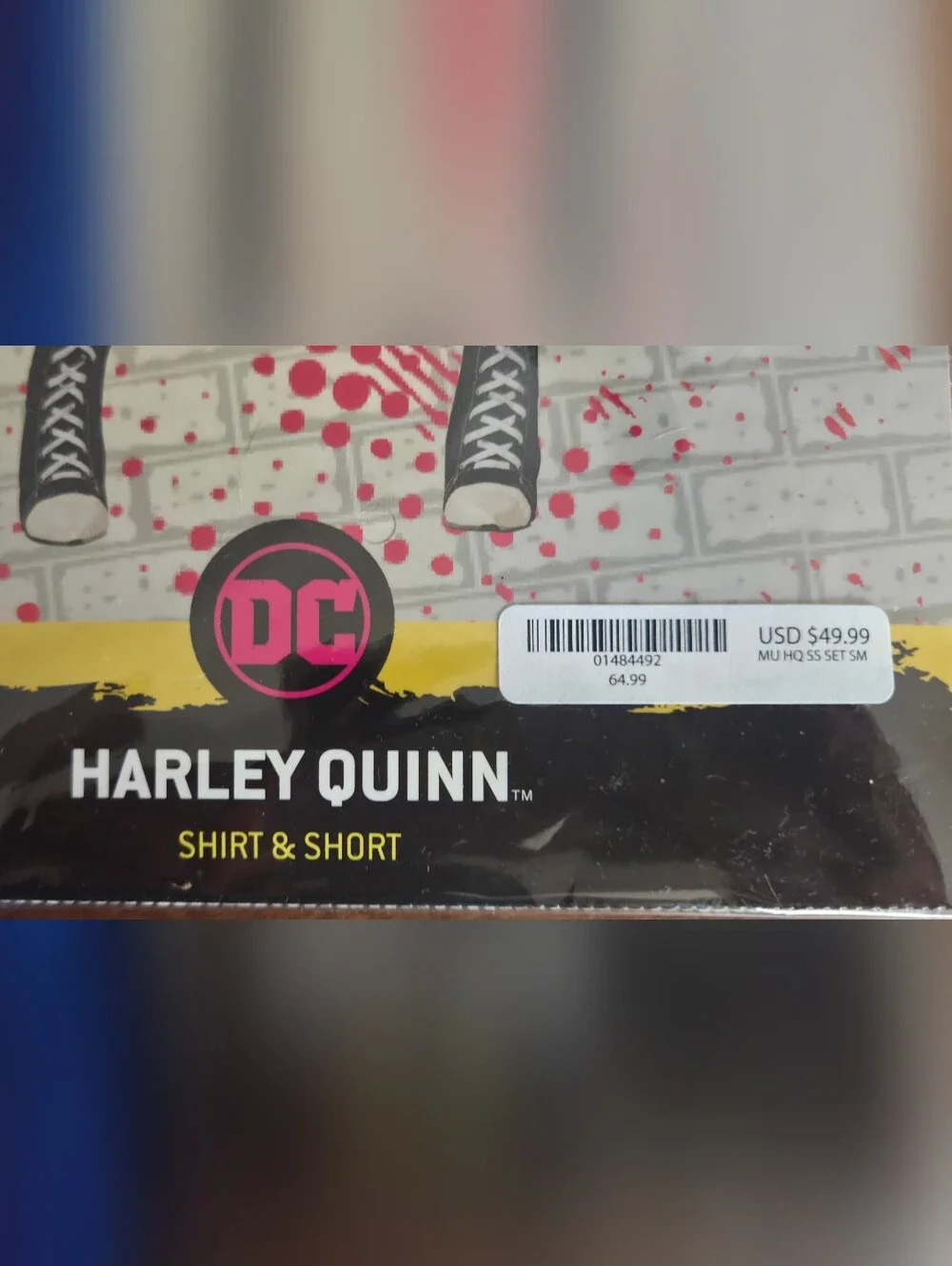 DC Comics Harley Quinn Inspired Party Costume - Pink & Blue